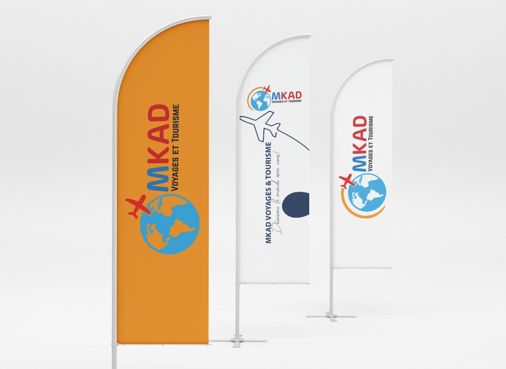 MKAD Voyages et Tourisme · Beach flags