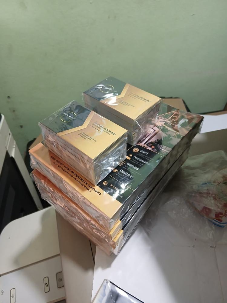 KSAR Impact · Cartes de visite et flyers